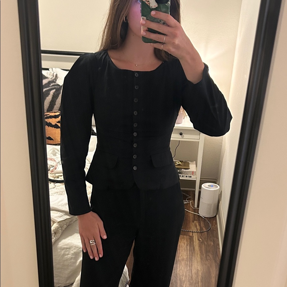 Reformation Button Down Blouse